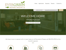 Tablet Screenshot of evergreenstulsa.com